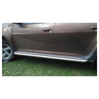 Защита порогов PT Group Эстонец 51 мм, Duster 2012- г.в./Terrano 2014- г.в., комплект 07010205 RDU220302