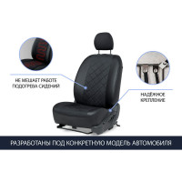 Авточехлы Rival Lada Granta Sd, Lb, задняя спинка цельная, 2012-2018 SC.6005.4