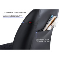 Авточехлы Rival Lada Granta Sd, Lb, задняя спинка цельная, 2012-2018 SC.6005.4