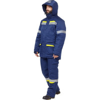 Костюм Эксперт Спецодежда Валдай-Норд, темно-синий/желтый, р. 52-54, рост 182-188 6446000061988