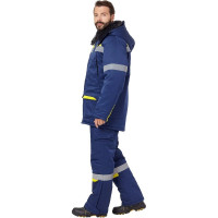 Костюм Эксперт Спецодежда Валдай-Норд, темно-синий/желтый, р. 52-54, рост 182-188 6446000061988