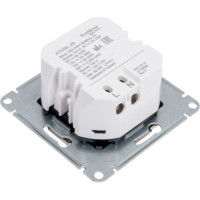 Розетка USB Systeme Electric ATLASDESIGN A + тип-C 45W высокоскор.заряд. QC,PD, механизм, АЛЮМИНИЙ ATN000329