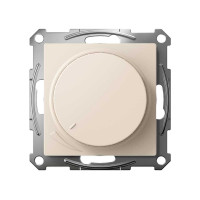 Светорегулятор Systeme Electric ATLASDESIGN (диммер) повор-нажим, LED, RC, 400Вт, механизм, БЕЖЕВЫЙ ATN000223