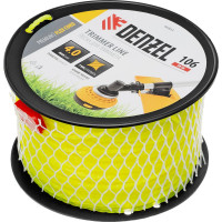 Леска FLEX CORD витой квадрат 4 мм, 106 м, на DIN катушке для триммера Denzel 96803