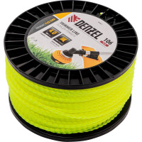 Леска FLEX CORD витой квадрат 4 мм, 106 м, на DIN катушке для триммера Denzel 96803