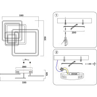 Накладной светильник Ambrella Light Original FA862