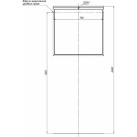 Зеркало ALLEN BRAU PRIORITY 80 черный браш 00274610 1.31015.BB