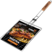 Решетка для барбекю для рыбы Helios HS-RB SY280 62x28x28 см 291487