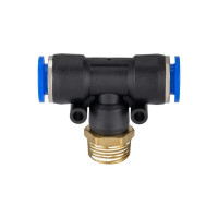 Фитинг цанговый T-образный 6 мм ARMA CFT-06