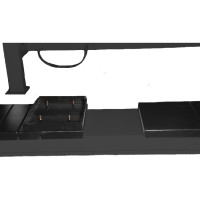 Четырехстоечный подъемник KraftWell г/п 4500 кг. платформы для сход-развала, цвет серый, длина платформ до 5700 мм KRW450AT