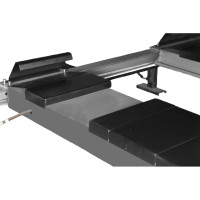 Четырехстоечный подъемник KraftWell г/п 4500 кг. платформы для сход-развала, цвет серый, длина платформ до 5700 мм KRW450AT