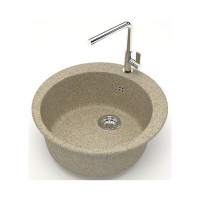 Кухонная мойка Azario Vital 507x507x200 мм, песочная CS 00078347