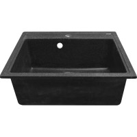 Кухонная мойка Azario Litos 570x505x200 мм, черная CS 00078325