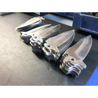 Складной нож Kizlyar Supreme Bloke X cталь N690, StoneWash, рукоять из G10 4650065050685