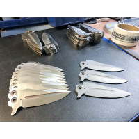 Складной нож Kizlyar Supreme Bloke X cталь N690, StoneWash, рукоять из G10 4650065050685