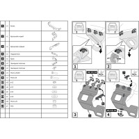 Фаркоп для Mitsubishi Pajero Sport II, III поколение 2008-2020, шар F, 2000/75 кг, BERG F.4015.002
