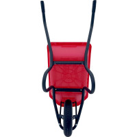 Строительная, одноколесная тачка Variant, с ЦВЕТНЫМ ПЛАСТИКОВЫМ корытом, колесо 4.80/4.00-8, 120 л. 11120ЗПК 12120ЗПК