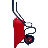 Строительная, одноколесная тачка Variant, с ЦВЕТНЫМ ПЛАСТИКОВЫМ корытом, колесо 4.80/4.00-8, 120 л. 11120ЗПК 12120ЗПК