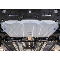 Защита картера и КПП Rival для Lexus ES XV70 2018-н.в./Toyota Camry XV70 2018-н.в, ал. 4 мм 333.9518.2