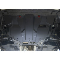 ЗК+КПП для Volkswagen Caddy 2015-н.в., сталь 2 мм, крепеж в комплекте АвтоБроня 111.05855.1