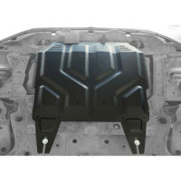 ЗК+КПП Citroen C4 Aircross 2012-2016/C-Crosser 2007-2013, st 2mm АвтоБроня 111.04037.1