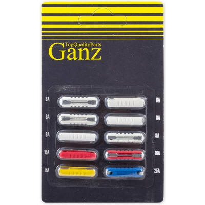 Цилиндрические предохранители GANZ ВАЗ 2101-09 10шт GRP15005