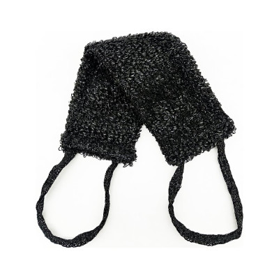 Мужская мочалка Бацькина баня For men black 39064