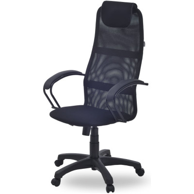 Кресло Фабрикант Бун Ткань TW № 9 черный Ткань S №11 черный Кожа иск. DO №350 черный г/п 100 ТГ PL 680 ролик ст. BL X1503158 4610097300066