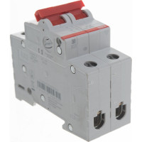 Рубильник ABB 2 полюса SHD202/40 рычаг красный 2CDD272111R0040