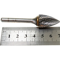 Бор-фреза форма G парабола с заостренной головой (16x25 мм; хвостовик 6 мм) D.BOR 9F-16160K02D