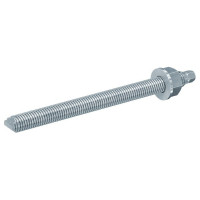 Металлическая шпилька fischer RG M20x260 GVZ 10 шт. 50260