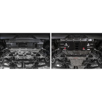 Защита радиатора, картера, КПП и РК АвтоБРОНЯ Lexus GX 460 2009-2013 2013-н.в, st 2mm, K111.09516.1