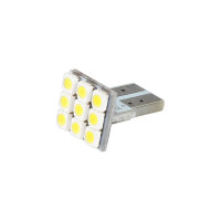 Автолампа диод SKYWAY T10*W5W* 12V 9 SMD диодов без цоколя 1-контактная Белая Габариты, номер 2шт S08201133