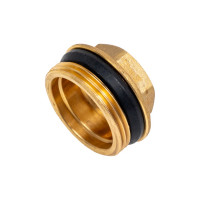 Переход Giacomini латунь Ду 32х20 1 1/4х3/4 с герметичной прокладкой ВР/НР R593D R593DY007 127-5185