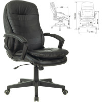 Кресло руководителя компьютерное рабочее офисное/для дома BRABIX Premium Omega Ex-589, экокожа 532094