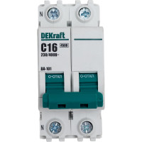 Автоматический выключатель Dekraft ВА101-1Р+N-016А-C 11182DEK