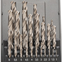 Набор сверл по металлу 1-10.5 мм, HSS-G, 24 шт RUKO 214216RO