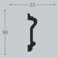 Наличник Bello deco XPS Н 1 90x23 мм 00-00105413