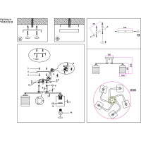 Потолочная люстра Ambrella Light TRADITIONAL TR303219