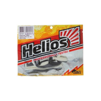Виброхвост Helios hs-1-023 catcher 2.75"/7 см, black/white, 7шт 00000131518