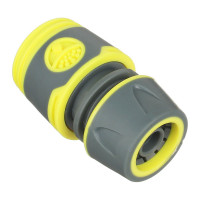 Коннектор быстросъемный PROF+ для шланга 1/2", обрезиненное покрытие ABS Inbloom 169-028