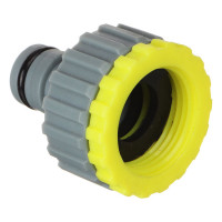 Штуцер резьбовой для крана с внешней резьбой, с переходником 1" - 3/4" Inbloom 160-024