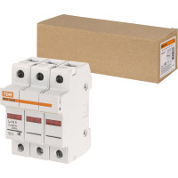 Держатель плавких вставок TDM ELECTRIC ДПВ2 10x38 3П SQ0216-0015