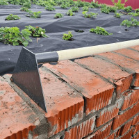 Мотыга ООО Агростройлидер прямая 190мм с черенком в сборе САД-10.03.2