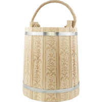 Ведро Банная линия 18 л, тиснение arto 12-701