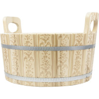 Ушат Банная линия 17 л, тиснение arto 12-706