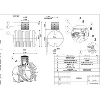 Бак для дизтоплива POLIMER GROUP Dt 2000 TDT2000Y1
