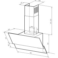 Вытяжка Lex mera 500 white CHTI000376