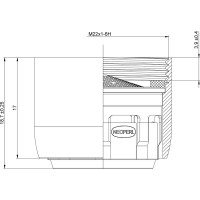 Аэратор Lemark NEOPERL CASCADE SLC М22 A, блистер NP12301ASLC-BL