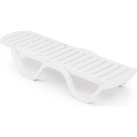 Шезлонг ЗПИ "Альтернатива" "Солярис" (белый) М8861